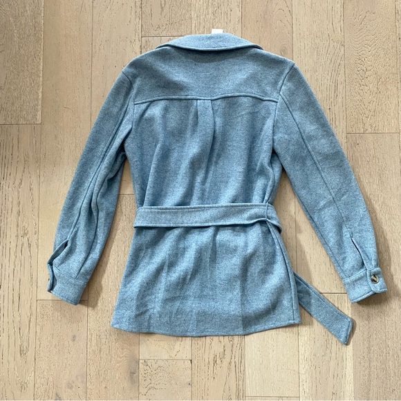 NWT Reitman’s Super Soft Light Blue Shacket - Picture 2 of 9